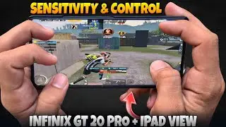 INFINIX GT 20 PRO SENSITIVITY & CONTROL🥶INFINIX GT 20 PRO PUBG TEST