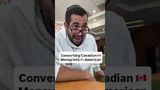 Every American when he converts Canadian money to the US 🇺🇸#Canada #America #Tariffs #Money