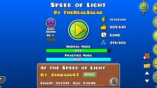 Trying to beat speed of light (my third demon) 