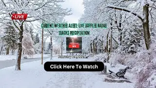 Current Weather Alert: Live Doppler Radar Tracks Precipitation