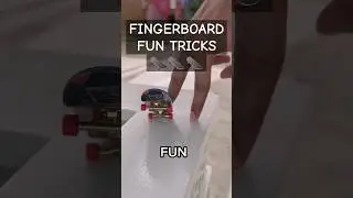 3 забавных трюка с фингербордом, которые вы должны знать 😂😂😂 #fingerboard