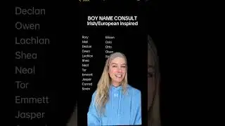hope you love these Irish-inspired options! #babynames #nameideas #babyboynames #boynames
