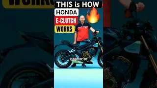 How Honda E Clutch Works? #honda #motorcycle #automobile