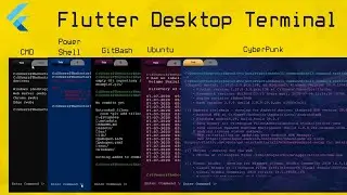 Desktop Terminal in Flutter Desktop | Windows | MacOS | Preview