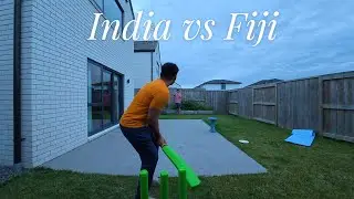 India vs Fiji Backyard cricket! Lets see who wins $100