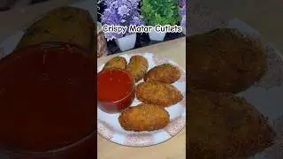 Viral Crispy Matar Cutlets #shorts #crispy #potatosnacks #shortsfeed #viral #recipe