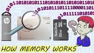 How flash memory SSD and SD card works what s inside and how stores data