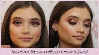 Summer Bronzed Glam Client Tutorial | JESSICA TRANT