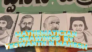 National Mathematics Day Celebrations at zphs hukumpeta #maths models# Ramanujan 