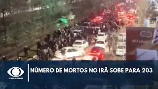N&uacute;mero de mortos no Ir&atilde; sobe para 203