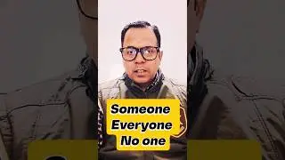 someone Everyone No one #india #vocabs #reels #ai #spokenenglish #english #learnenglish #cds2024