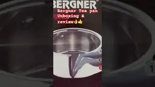 Bergner stainless steel Tea pan  unboxing & review 👌👍#shilpathoughts #viral #shorts #shortvideos