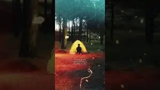 First Solo Camping experience is unique man.     #camping