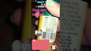 GREAT TASTING Salt Substitute #shorts #viral #sanantonio #salt #sodium #flavors #flavour #food