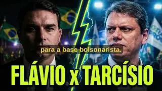 DEBATE: Flávio Bolsonaro ou Tarcísio? A Guerra pela Direita em 2026 Começou! #política #viral #fyp