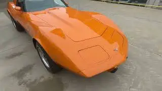 77 Corvette running