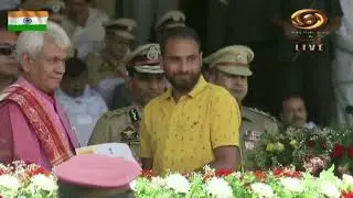 Live telecast of Union Territory level Independence Day function at“Bakshi Stadium, Srinagar.