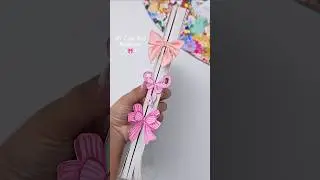 DIY Bow Bookmark 🎀😍 #shorts #art