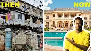 10 Footballers Houses | Then & Now | Ft. Messi, Ronaldo, Neymar...etc