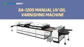 SA-1200 Manual UV Oil Coating Machine For Egypt Customer
