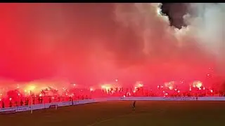 كراكاج عالمي لمشجعي المغرب التطواني من ملعب القرن سانية الرمل