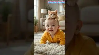 Baby & Kitten - The Cutest Duo
