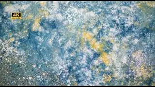 4K Abstract Tv art | Abstract Painting with Blue star