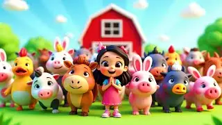 BOUNCE Animal Farm Jump Party | Non Stop Jumping Beat Song | Cartoon Nursery Rhymes for Kids