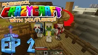 Minecraft Bedrock Edition Crazy Craft | EP 2 | ModPack Survival