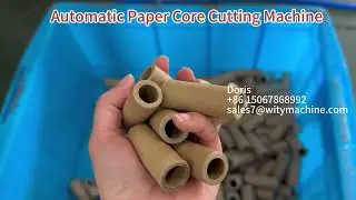QS1000 Automatic Paper Core Cutting Machine with Multi Blades