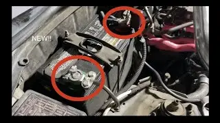 how to change battery terminals on a Honda civic 96-00 ek