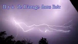 Il y à de l'orage dans l'air