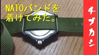 【チプカシ】NATOバンドを買ってみた。