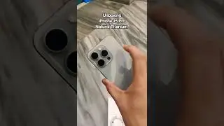 Iphone 15pro #iphone #iphone15pro #naturaltitanium #iphone15procamera #apple #appleiphone #unboxing