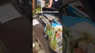 Cool guitar shaped railway model #railwaymodel #zscale