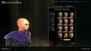 Neverwinter character creation and customisation - wizard.