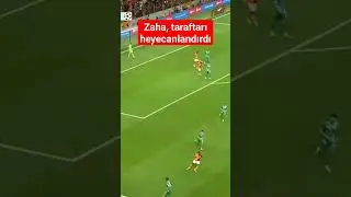 Zaha'dan şık &ccedil;alımlar, Galatasaray taraftarı coştu! #galatasaray #gs #zaha #wilfriedzaha #futbol