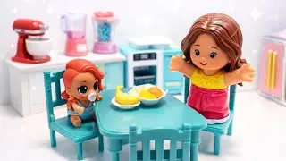 Educational Kitchen Play | Vocabulary Building for Preschoolers | Learn about Dishwasher & Mixer 