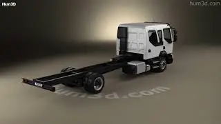 Volvo FL Crew Cab Chassis Truck 2018 3D model by 3DModels.org