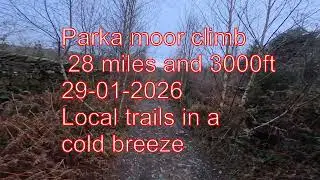Emtb climbing Parka Moor,  stunning views over Coniston superb trails around Grizedale 29-01-2026