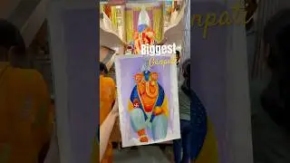 Largest Ganpati Painting of Indore 🙏✨ | Artist Ashi Pathak