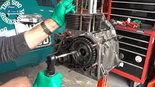 30-10 Oil Pump Cover & Timing Chain Removal - Classic Fiat 500 Engine Rebuild Series