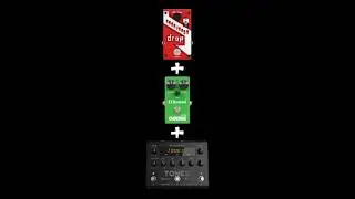 Digitech Drop + Maxon Od808 + ToneX Pedal = Massive Tone👌 #guitartone #metalguitar #slipknot