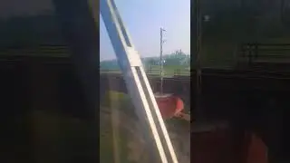 Train Bridge Crossing | Very Fast Speed #Shorts #TrainVideo