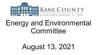 KC Energy and Environmental Committee August 13 2021