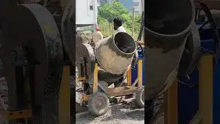 Mini Concrete Mixer | 0.5 Bag Capacity | Small Site Concrete Mixing 💥