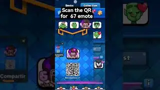 67 emote in CR, Claim for free #clashroyale #67