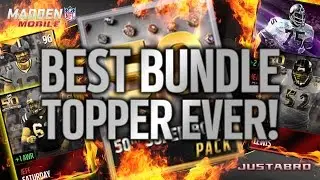 CRAZY 50th Super Bowl Bundle Opening! BEST TOPPER PULL EVER! Madden Mobile 16