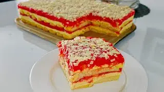 No Bake Spaghetti Eis Kuchen- schmeckt wie Spaghetti Eis / Tiramisu / ✨ERDBEERKUCHEN ohne Backen ✨🍓😋