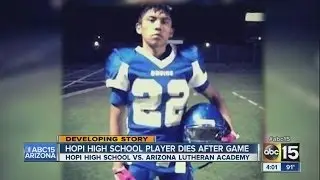 Hopi high school football player dies on field